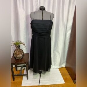 Eliza J Elegant Black Strapless Dress ( Late  90’s Early 2000’s )